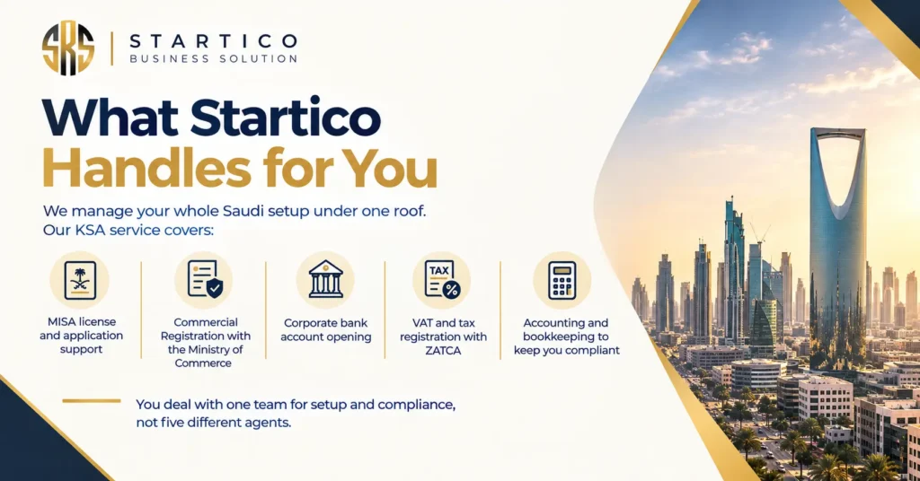 What Startico Handles for You